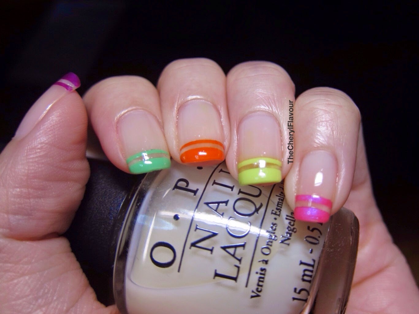Neon Striped Nail Art: Tips and Tricks for a Professional Look - wide 7