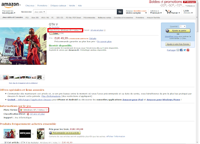 Amazon France confirma "GTA V para PC", o jogo esta disponivel para Pré-Venda GTA+V+para+PC_1