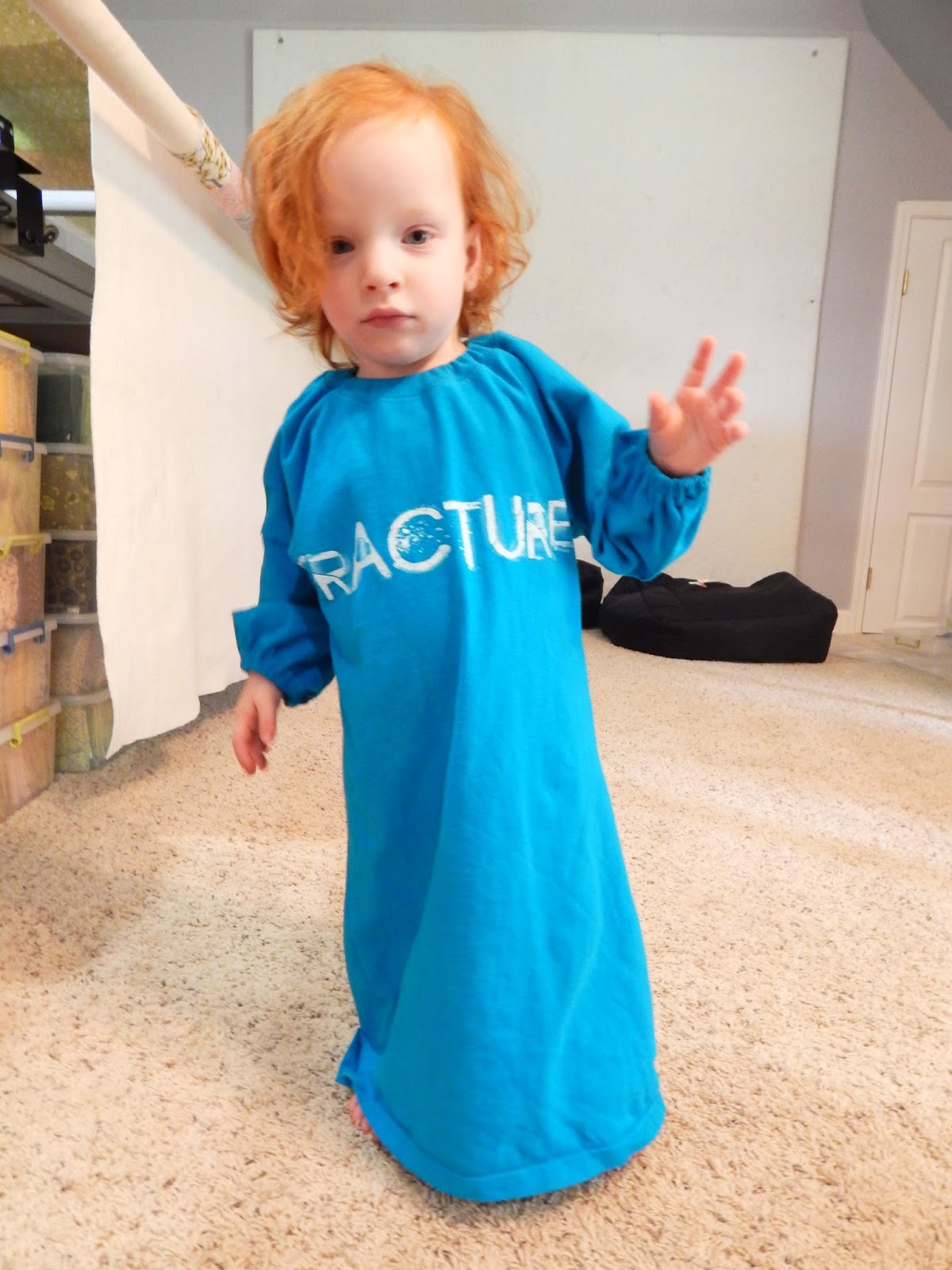 The Fleming's Nine Toddler Nightgown From a TShirt