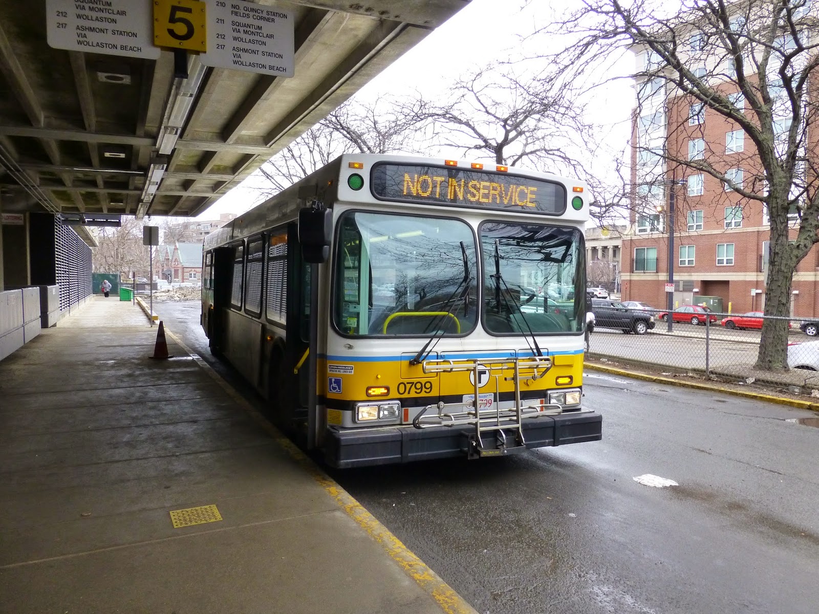 Miles on the MBTA 245 (Quincy Center Station Mattapan Station via