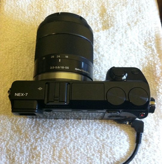 sony nex-7 wired shutter release disassembly