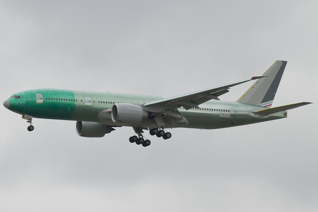 Puget Sound Boeing Test Flights 3CLLS B7772FBLR CEIBA INTERCONTINENTAL GUINEA EQUATORIAL