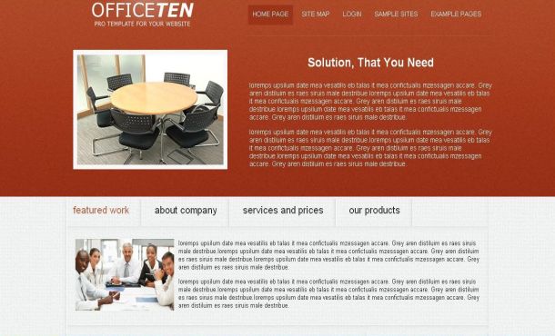 Free Office Business Grunge Joomla Template Free Office Business Grunge Joomla Template