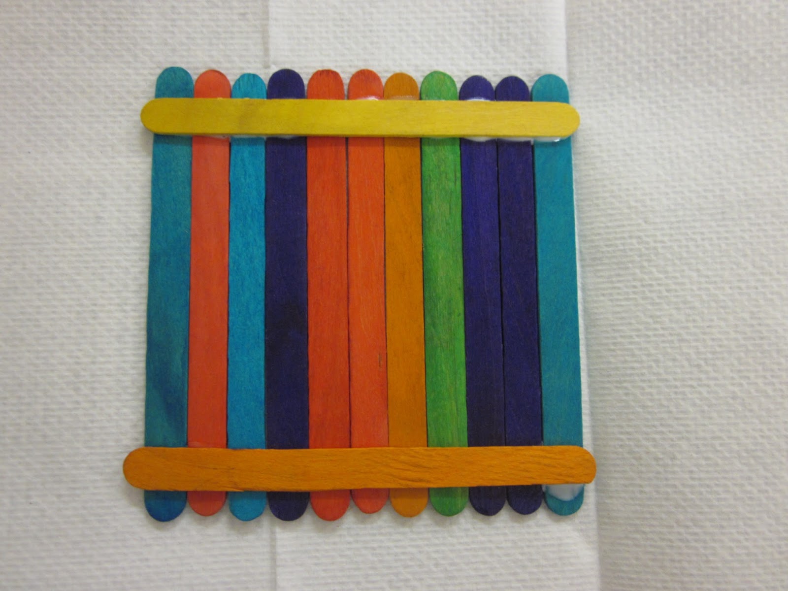 Inspired Montessori and Arts at Dundee Montessori Craft Stick Box for