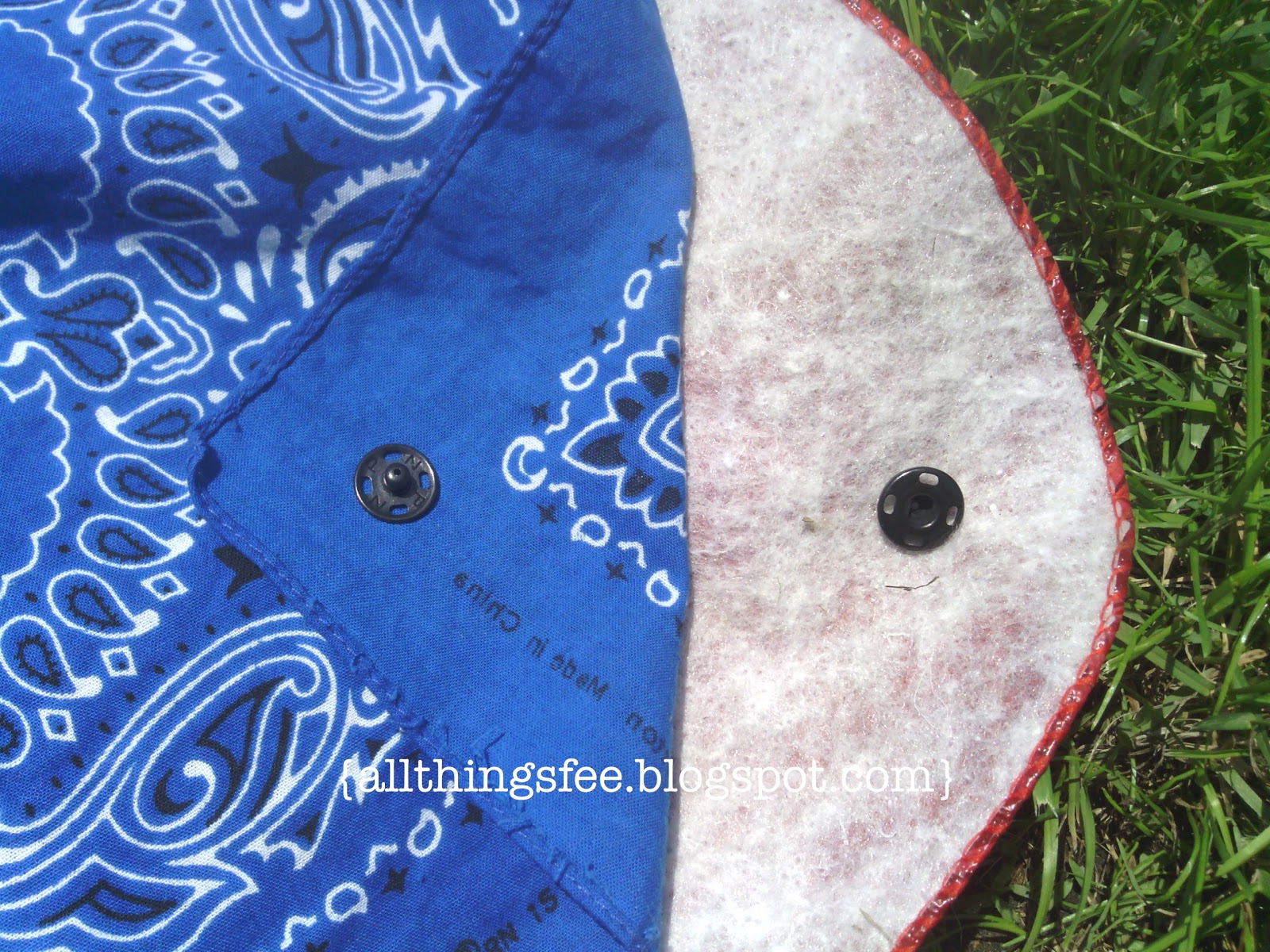 all things fee. where life meets craft Summer of JoAnn Inspired Bandana Blanket!