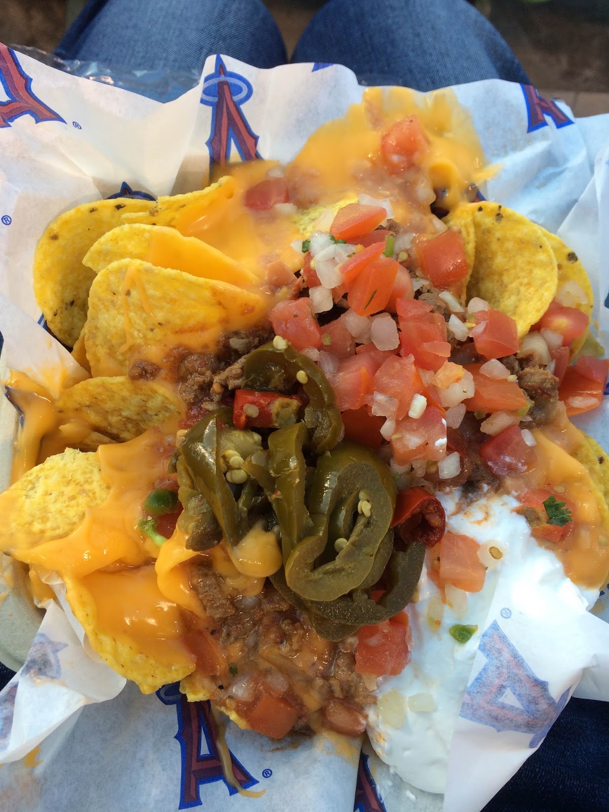 Nacho Nachos and Churros at Angels Stadium Orange County Mexican