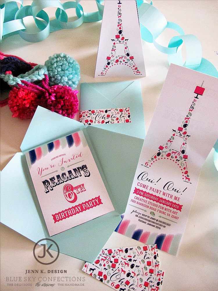 Confections Birthday Party Invitation