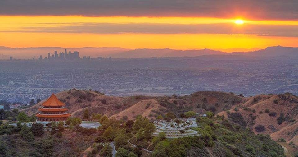 LA PUENTE DAYS View from Turnbull Canyon, Puente Hills of downtown Los Angeles
