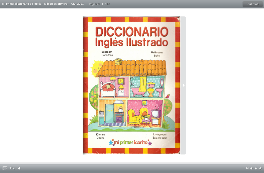 LA MINA. 3º de PRIMARIA DICCIONARIO INGLÉS ILUSTRADO MI PRIMER ICARITO