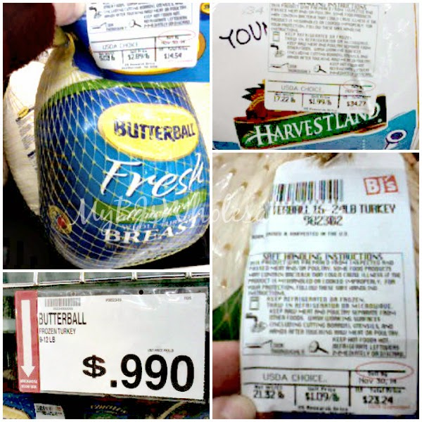 Butterball and Harvestland Turkeys at BJ's Wholesale Club