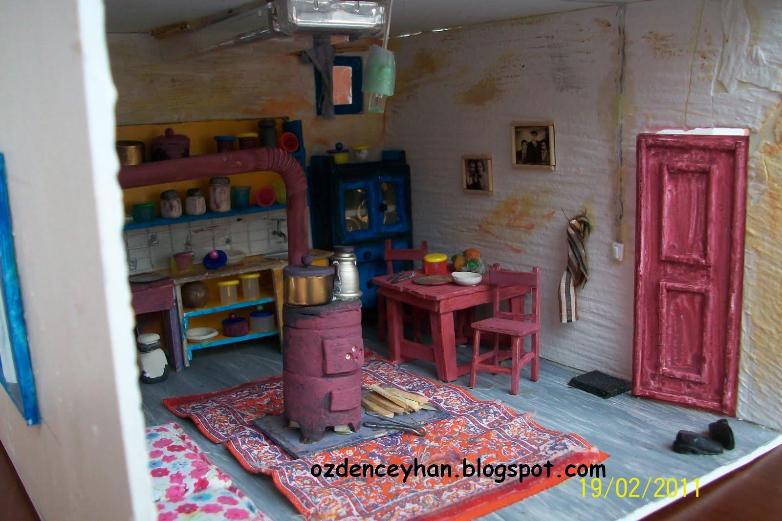 ! ♥ Küçük Şeyler Minyatür, Hobi ♥ ! Minyatür _ Figen abla�nın evi….