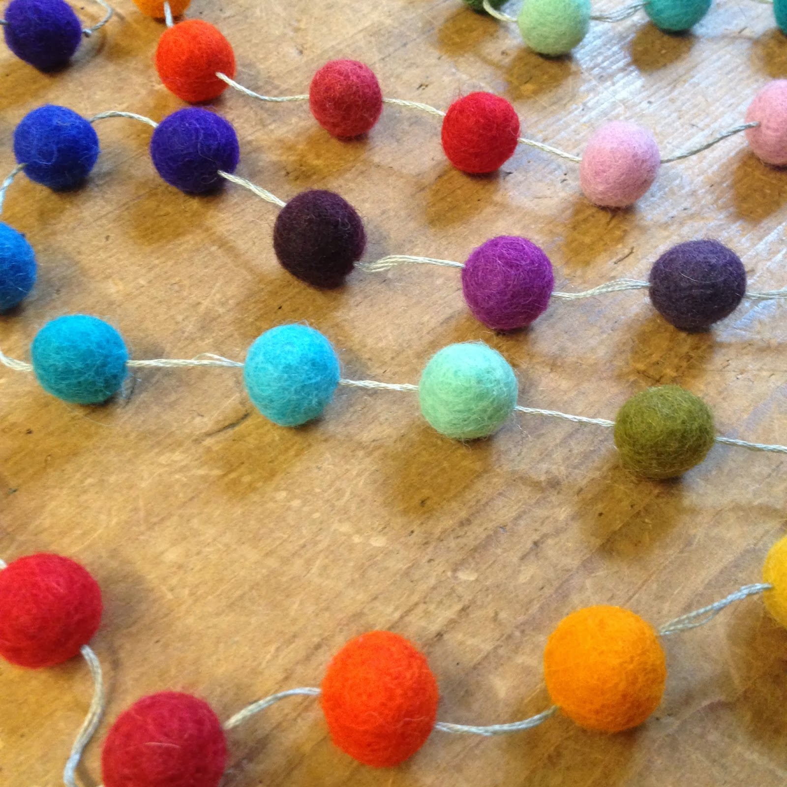 l'uccello Quick and cute felt garlands