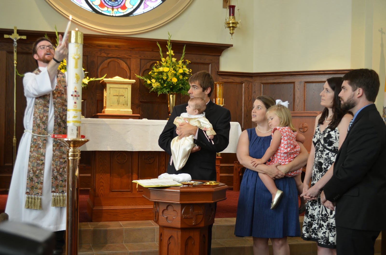 The Buerglers Maggie Clare's Baptism Day! The Smells and Bells and