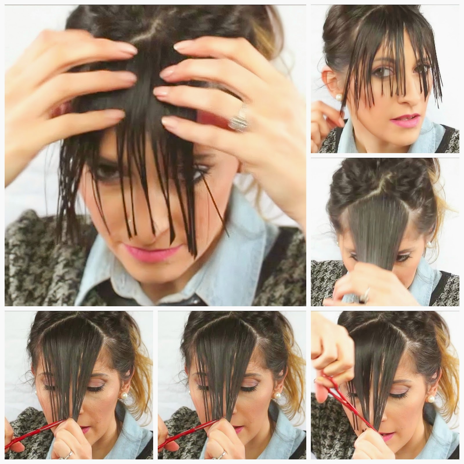 Laurajanestyle How to cut a perfect fringe DIY