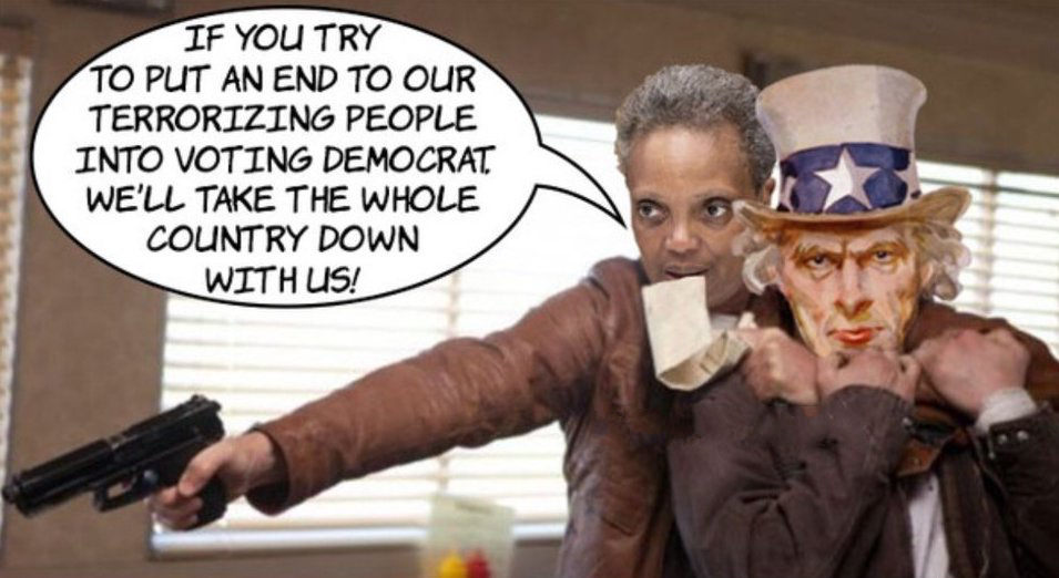 Here we are with our first meme of Chicago Mayor Lori Lightfoot. | Wired Right