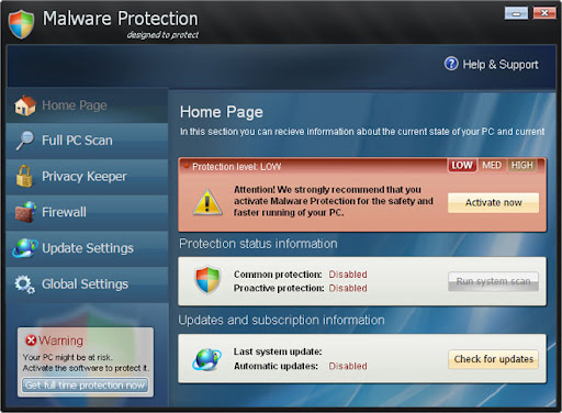 of Spyware Protection