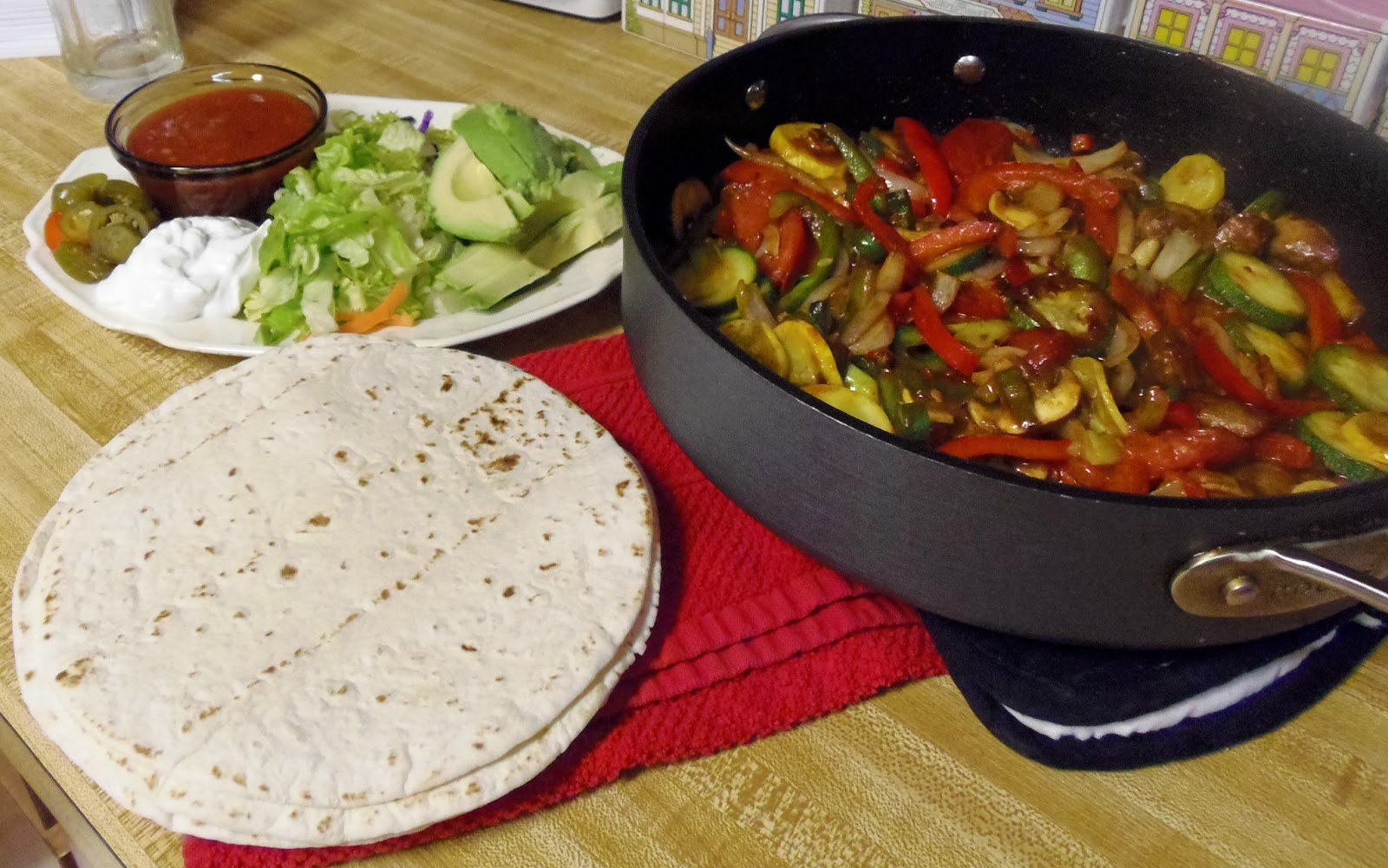 Glo's Kitchen Vegetable Fajitas