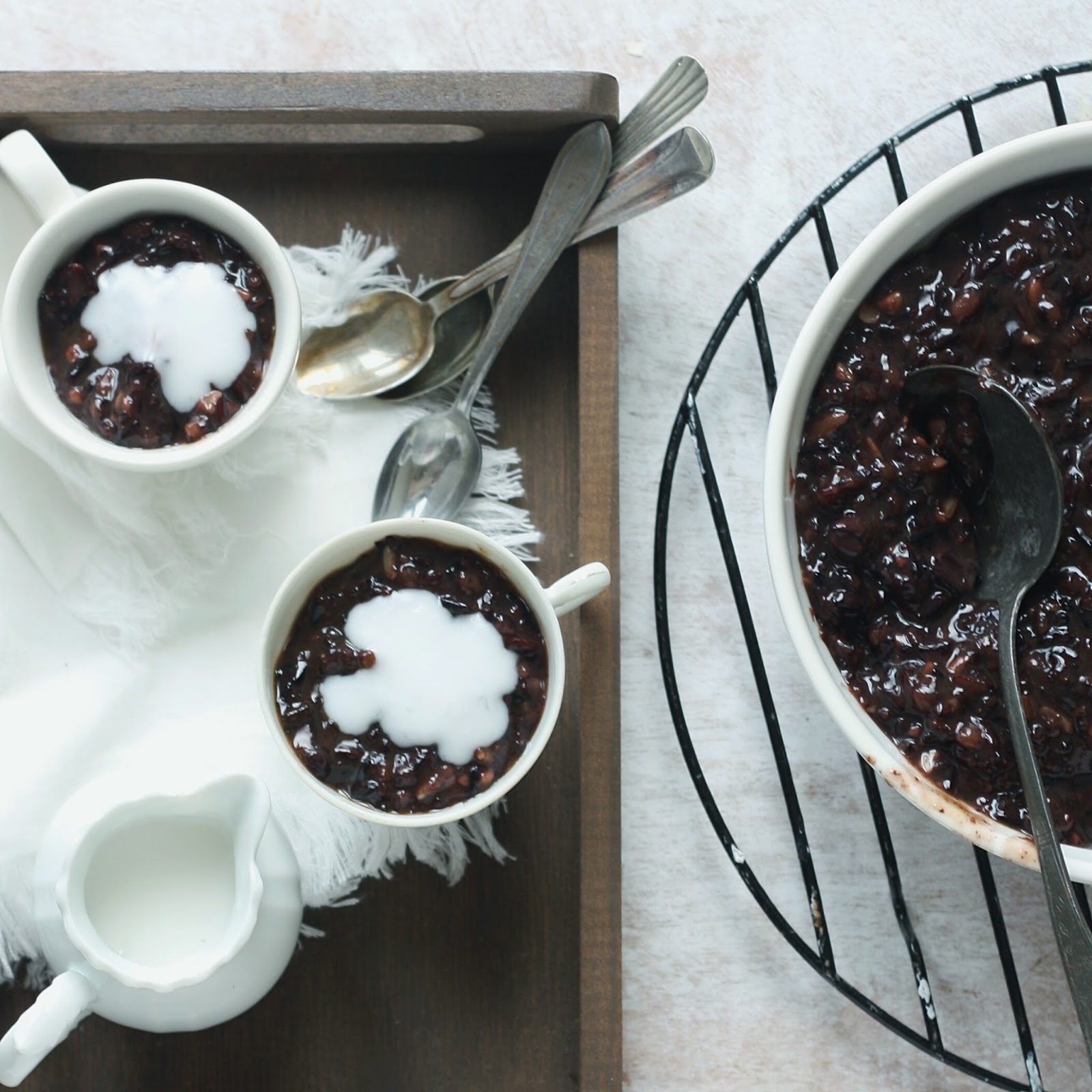 Black Glutinous Rice Pudding