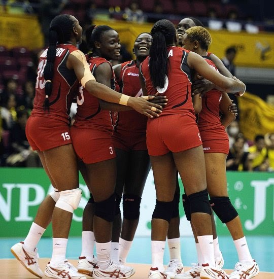 +Ke Women Volleyball Kenya's effortless 30 victory over Nigeria