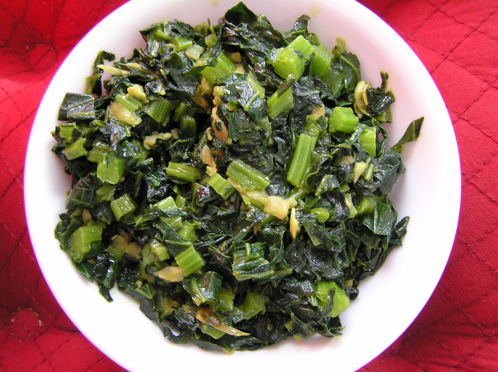 The Melting Pot Sauteed Turnip Greens