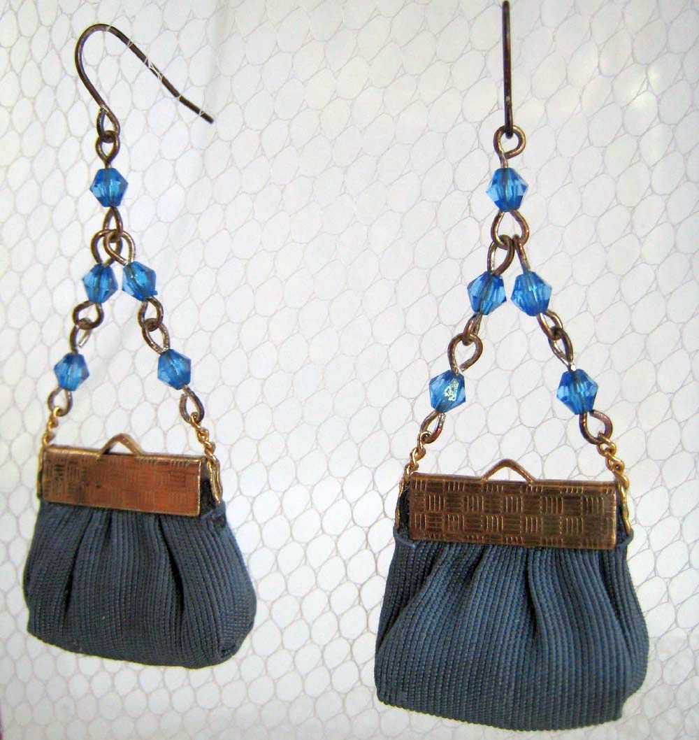 The ReFORMatory Miniature Handbag Earrings