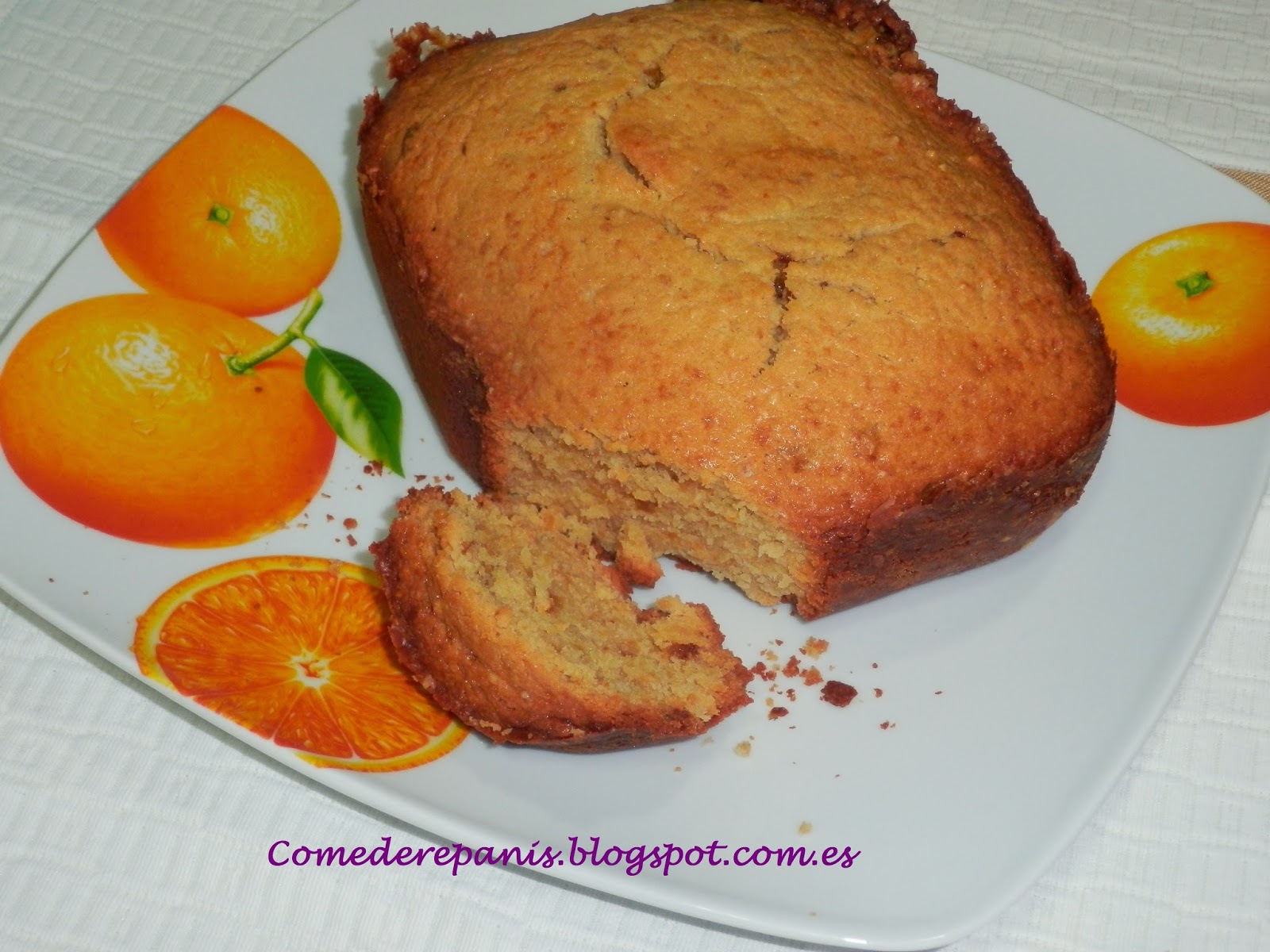 Bizcocho De Naranja En Panificadora