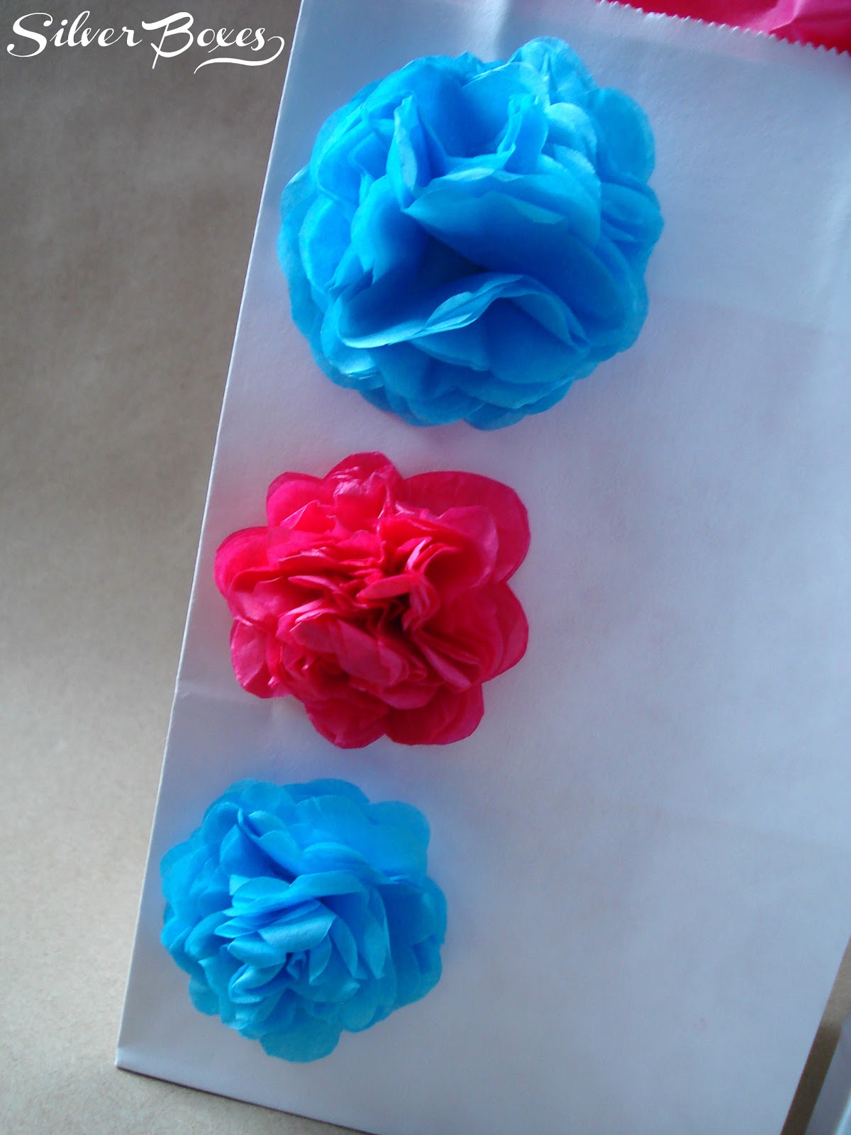 small paper flowers
