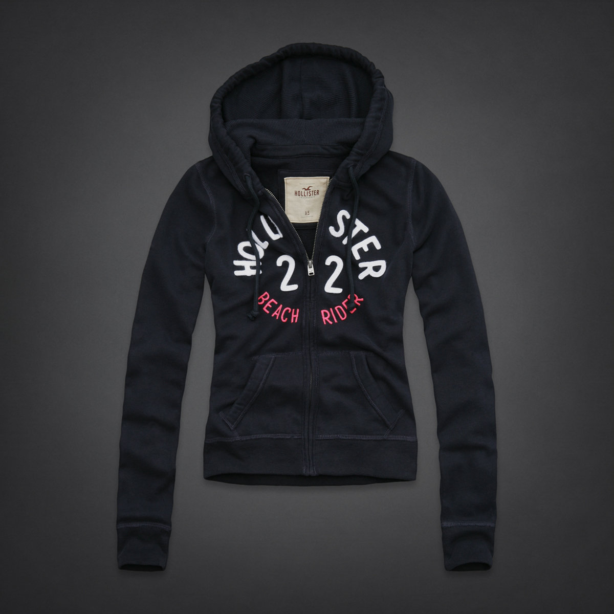 moletom hollister feminino com ziper
