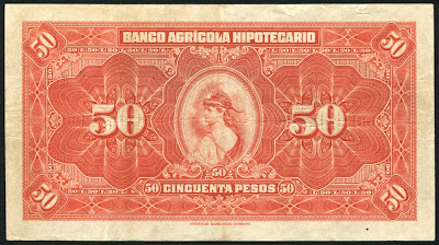 50 Pesos Banco Agricola Hipotecario