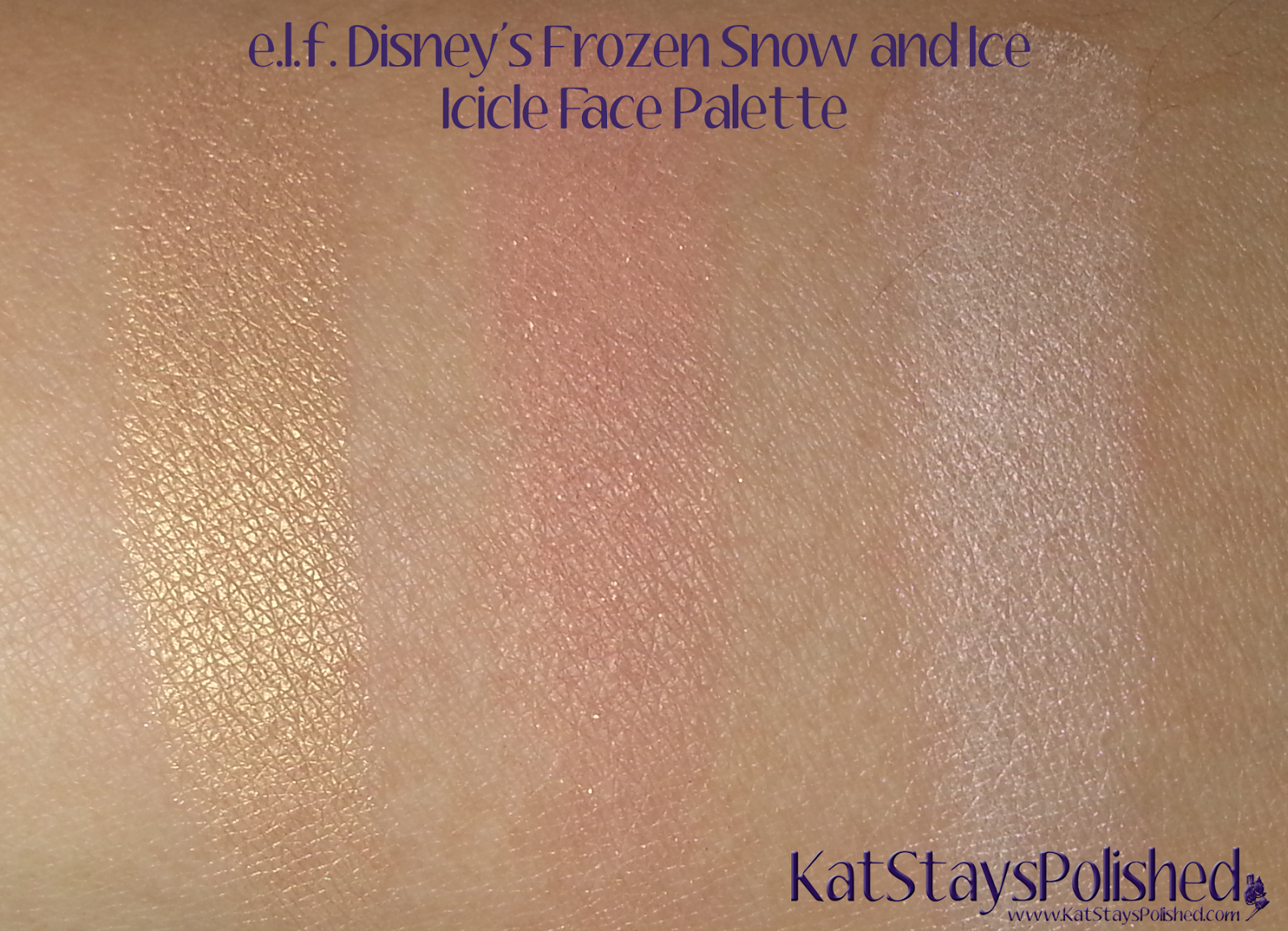 e.l.f. Disney's Frozen Elsa Snow and Ice Icicle Face Palette | Kat Stays Polished