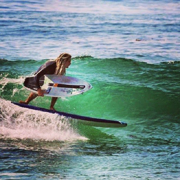 Austin Keen, tres tablas en una sola ola SUP Valencia