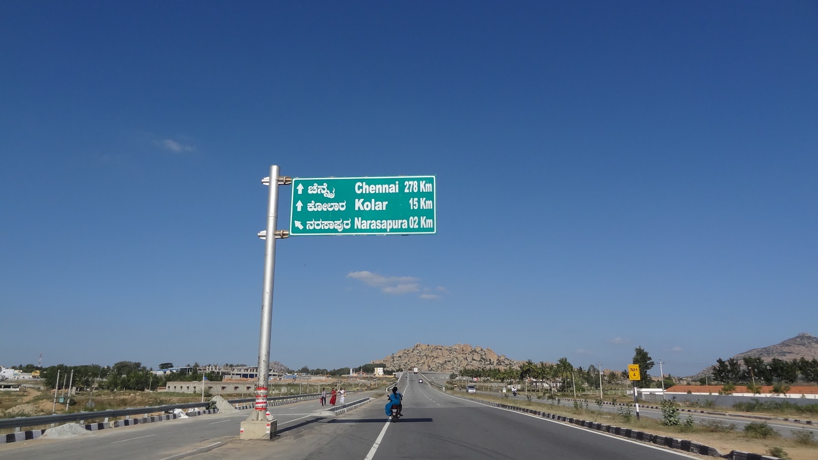 Reflection New Year Ride to Anthargange,Kolar