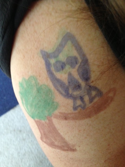 Dicky Bird's Nest : Marker Tattoos