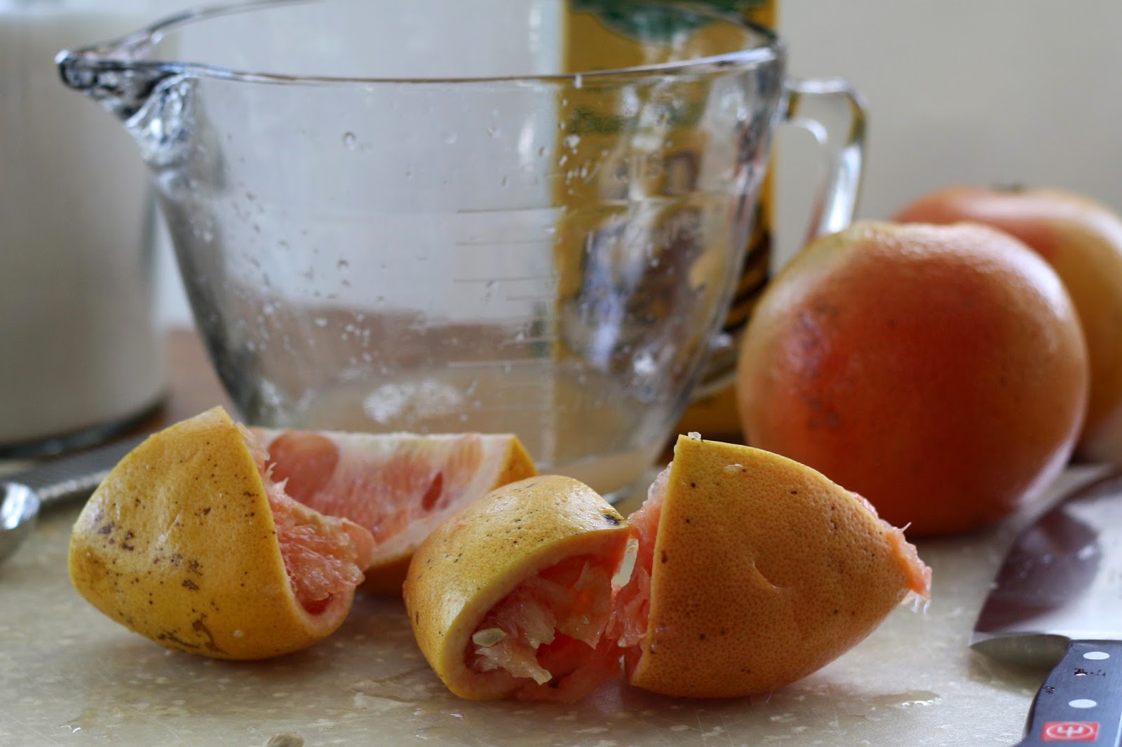 the semifrugal life grapefruit buttermilk sorbet
