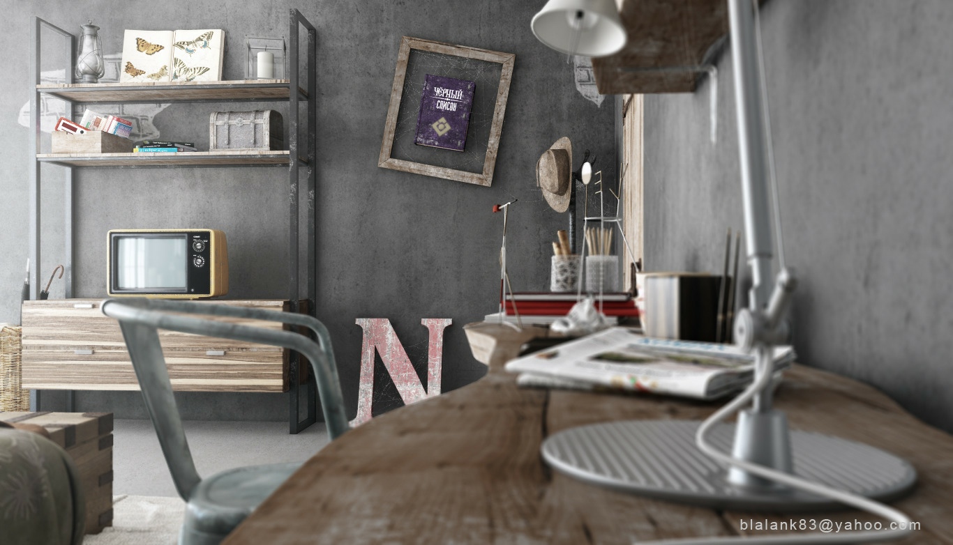 Industrial Bedrooms Interior Design | Interior Decorating, Home Design ...