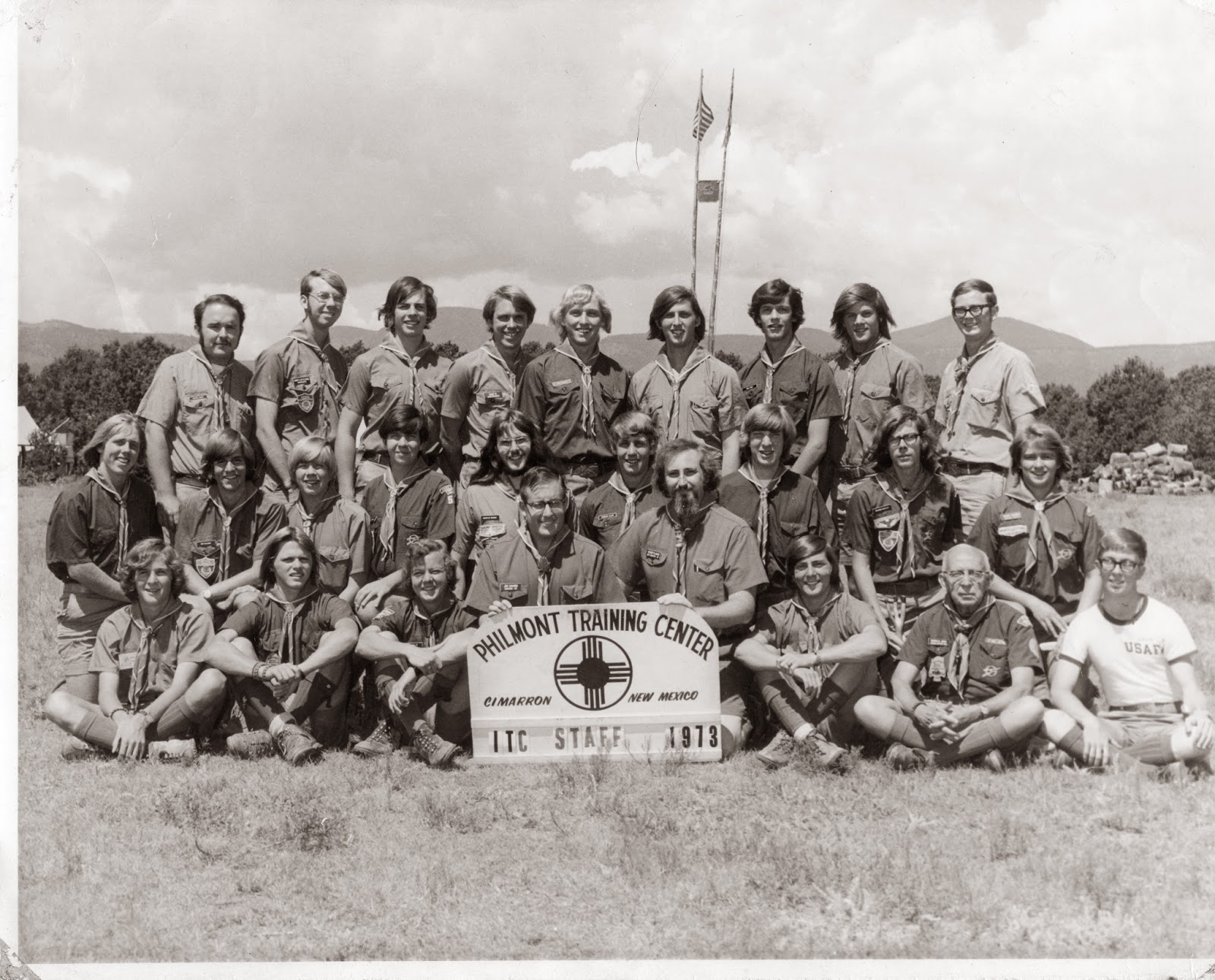 Post 52 History Philmont, Rayado JLT Staff, 1973