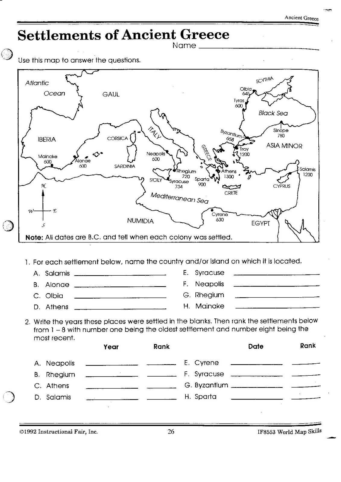 Teaching geography middle school picture