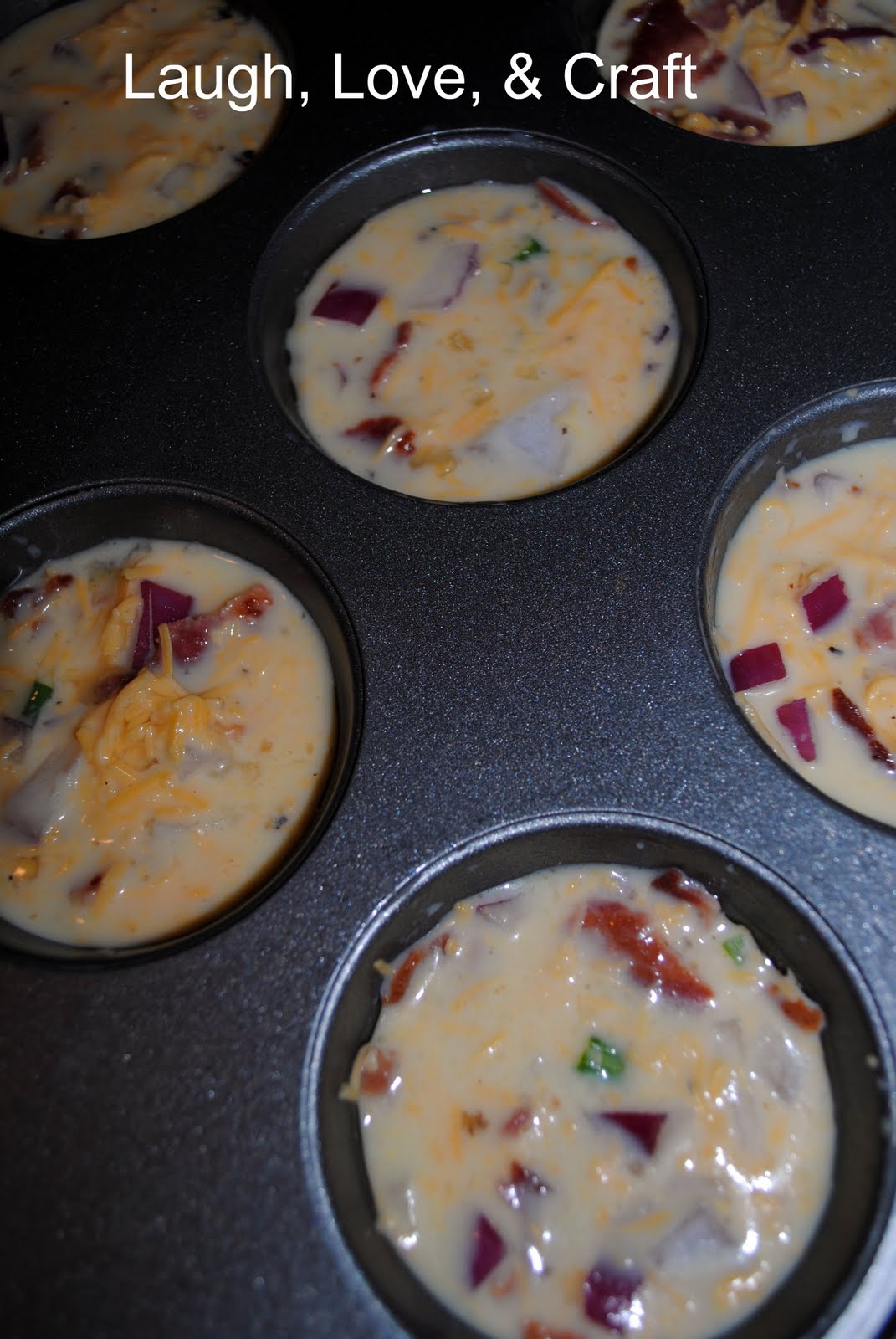 Laugh, Love, and Craft Crustless Quiche Muffins