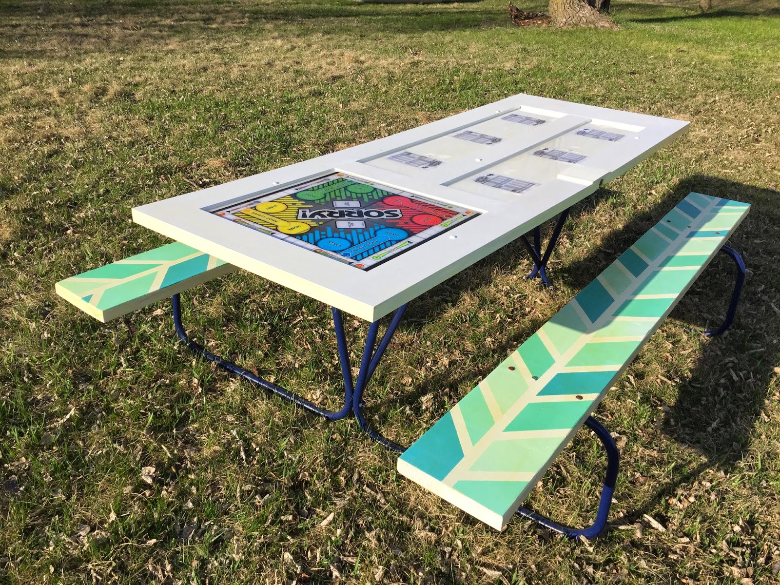 Gone Junkin' DIY Picnic Table Upcycle The Dabbling Crafter