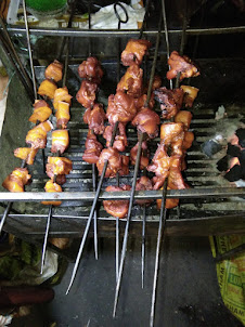 Pork and chicken barbeque in Shillong.