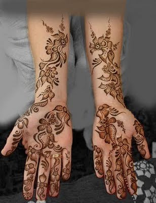 mehndi palm