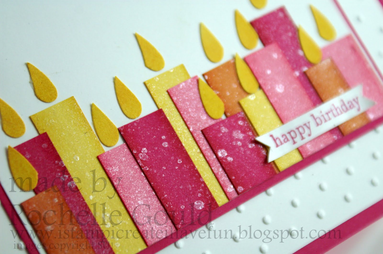 I stamp, I create, I have fun! Bright Birthday Candles SCIC46