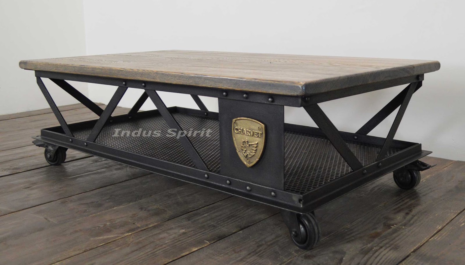 table basse industrielle