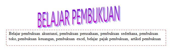 Belajar Pembukuan