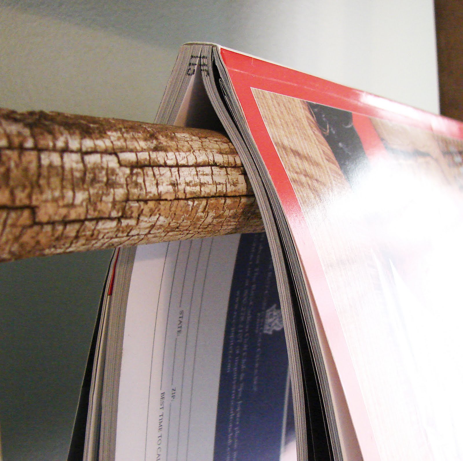 Posies & Plume Handmade Home UPCYCLE DIY ladder magazine rack...