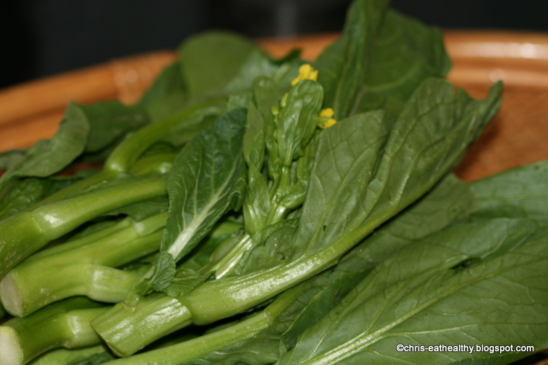 chriseathealthy Silver silk and red flowering Chinese cabbage