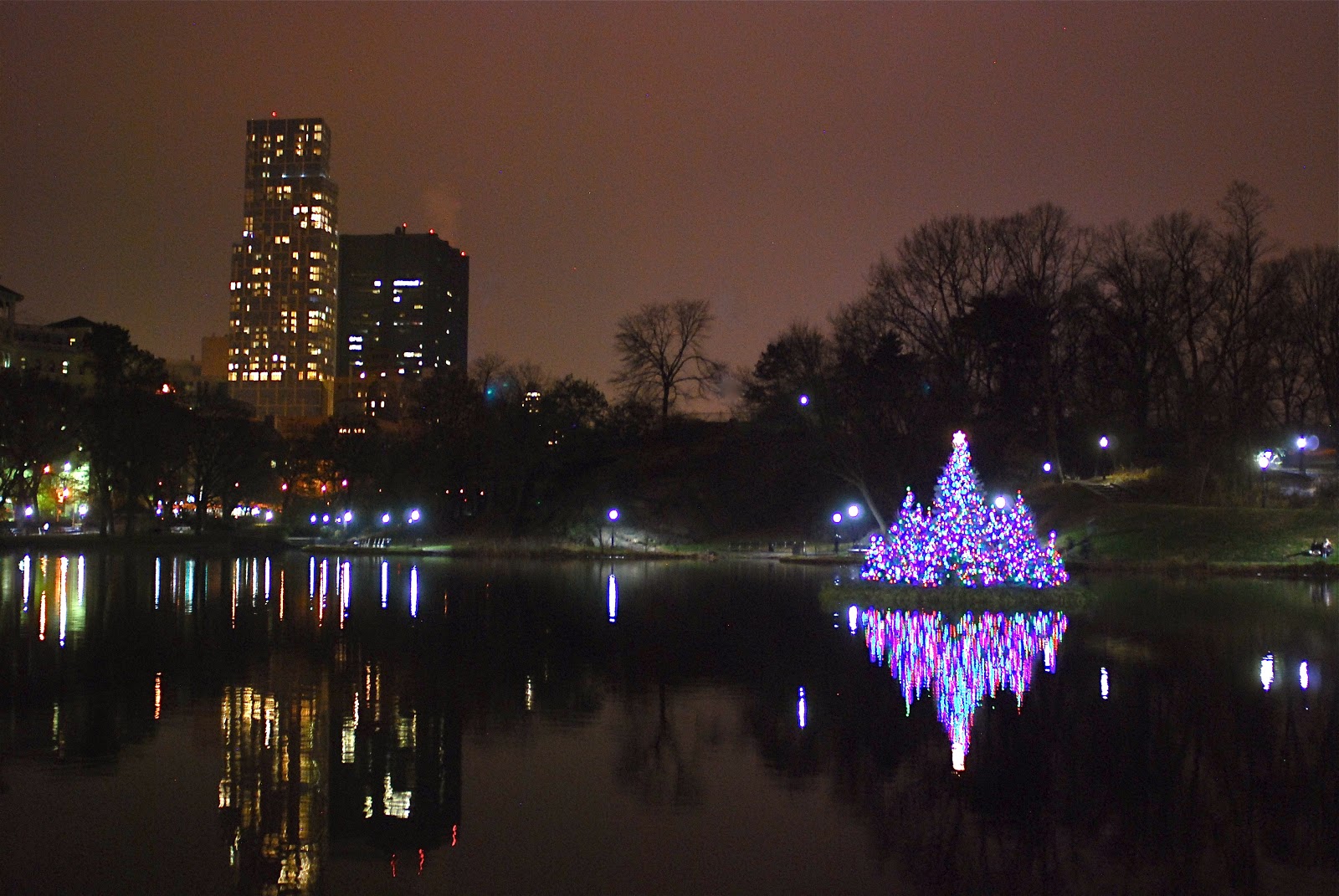 NYC ♥ NYC Lighting of the Picturesque Dana Discovery Center and
