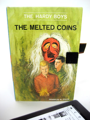 Hardy Boys book recycled into a Kindle case
