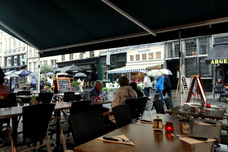 Mosselen met Friet (Mussels with Fries) in Antwerp, Belgium Travel