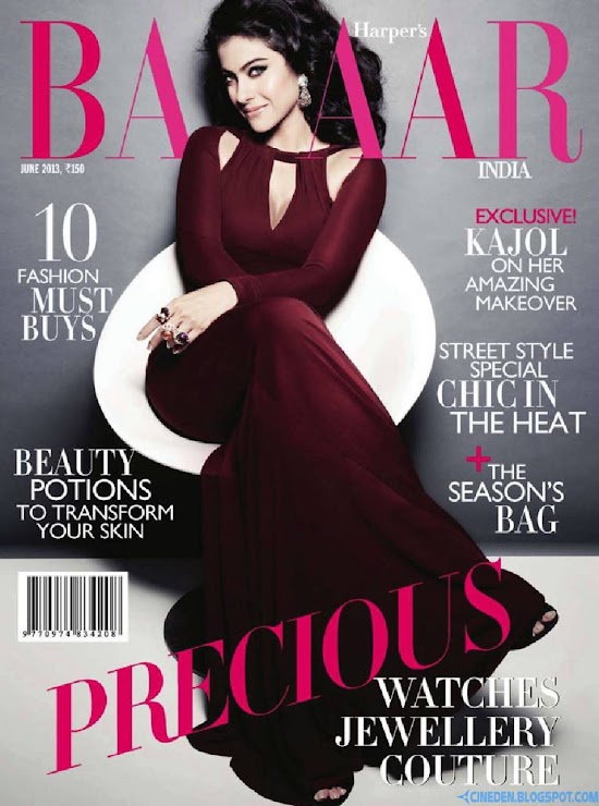 Kajol Devgn on Harper's Bazaar India June 2013 Magazine Kajol Devgn on Harper's Bazaar India June 2013 Magazine